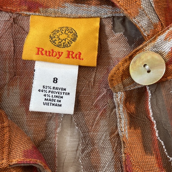 Ruby Rd. Dressy Overshirt, Size 8 - Picture 7 of 13